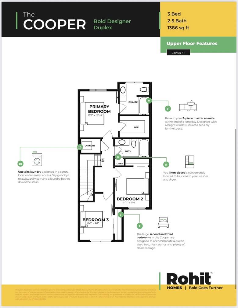 Upstairs - Floor Plan