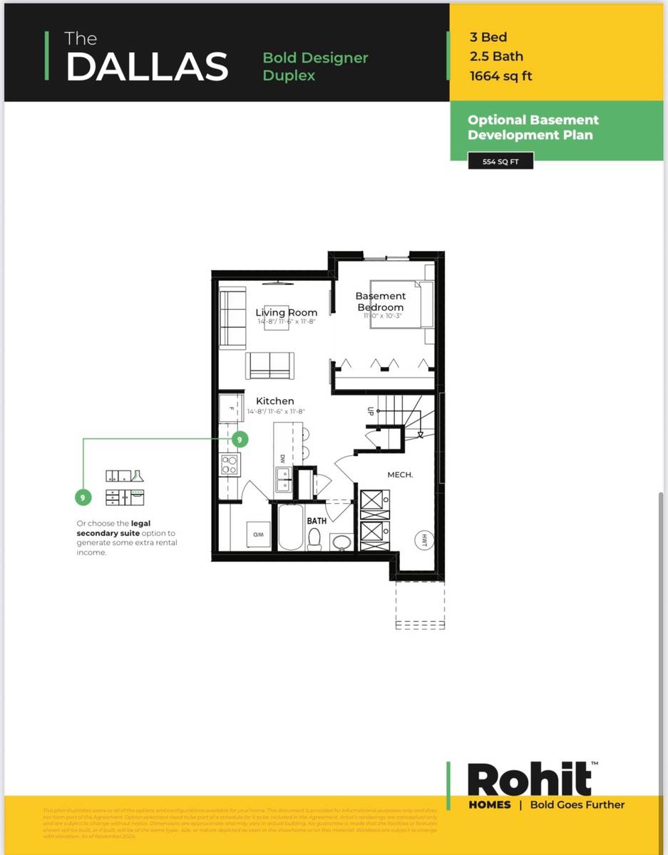 Basement Suite - Floor Plan