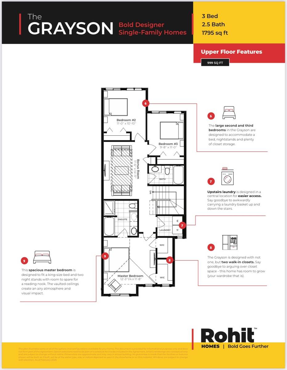 Upstairs - Floor Plan