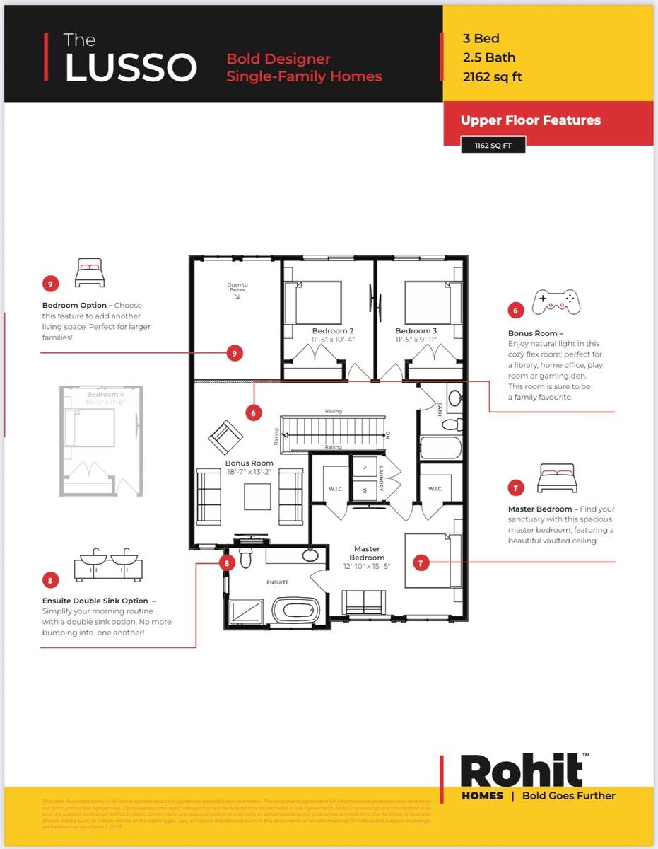Upstairs - Floor Plan