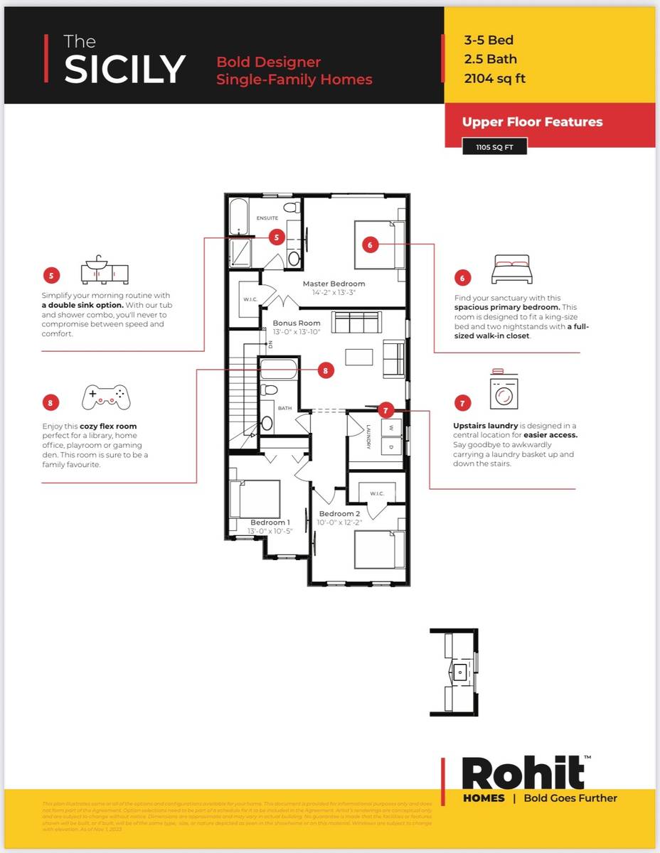 Upstairs - Floor Plan