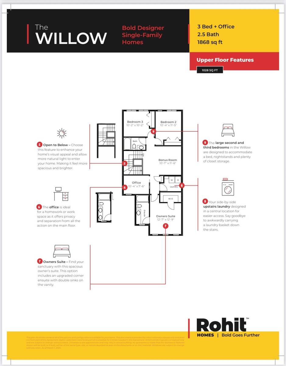 Upstairs - Floor Plan